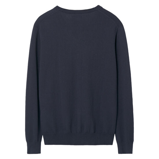 Cotton Wool V-Neck Sweater