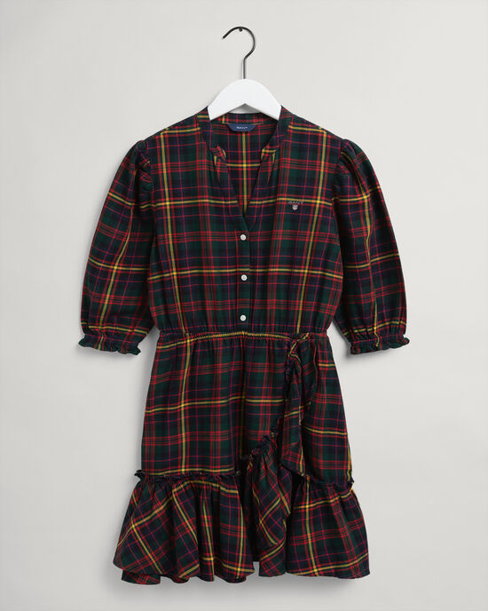 Teen Girls skotskternet flannel-kjole